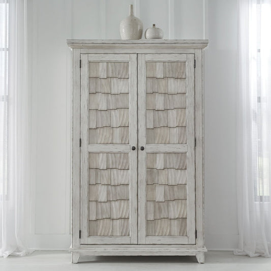 River Place - Armoire - White Wardrobes by Liberty Furniture - Walls Furniture & Mattress