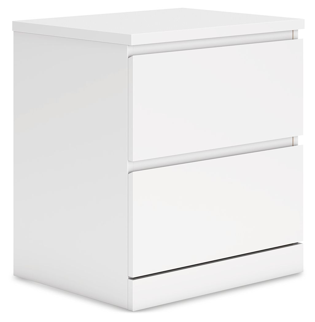 Onita - Two Drawer Night Stand Accent Nightstands by Signature Design by Ashley® - Walls Furniture & Mattress