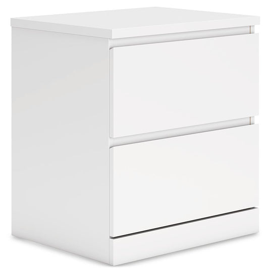 Onita - Two Drawer Night Stand Accent Nightstands by Signature Design by Ashley® - Walls Furniture & Mattress