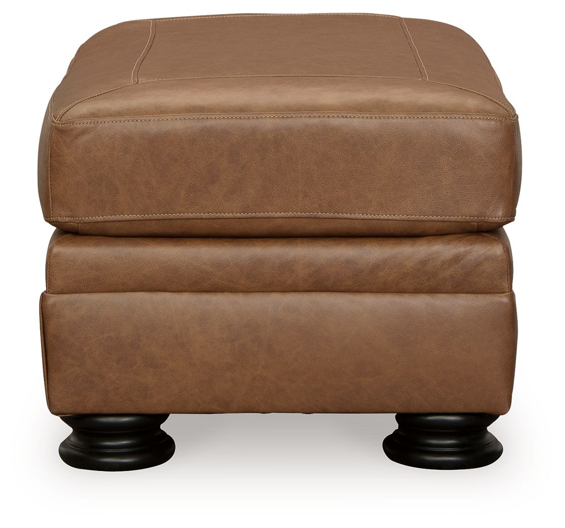 Carianna - Ottoman - Caramel Upholstered Ottomans by Signature Design by Ashley® - Walls Furniture & Mattress