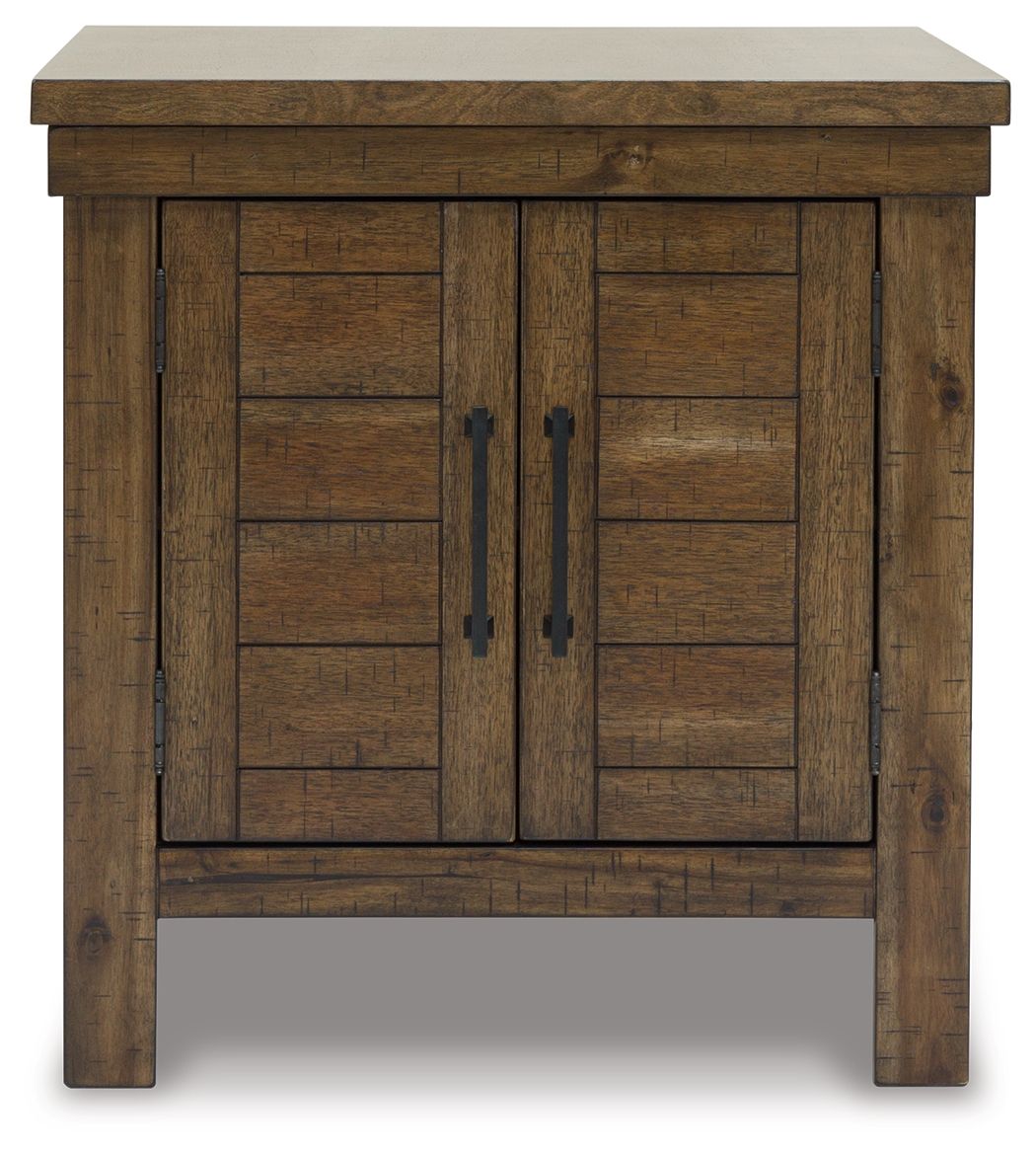 Moriville - Rectangular End Table - Grayish Brown End Tables by Signature Design by Ashley® - Walls Furniture & Mattress