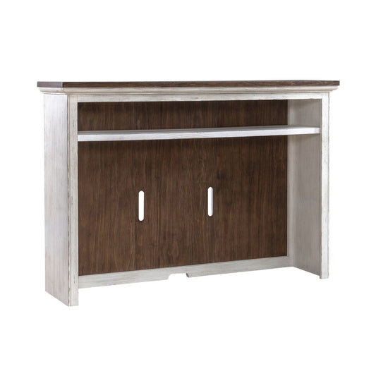 River Place - Entertainment Hutch - White Hutches by Liberty Furniture - Walls Furniture & Mattress