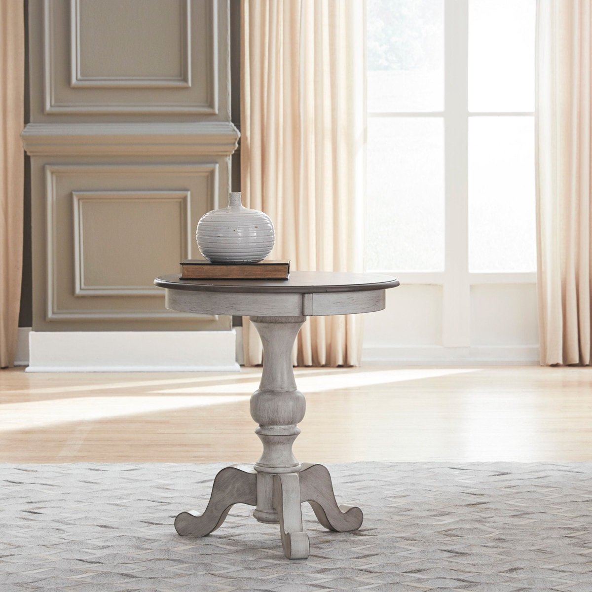 Ocean Isle - 3 Piece Table Set - White Table Sets by Liberty Furniture - Walls Furniture & Mattress