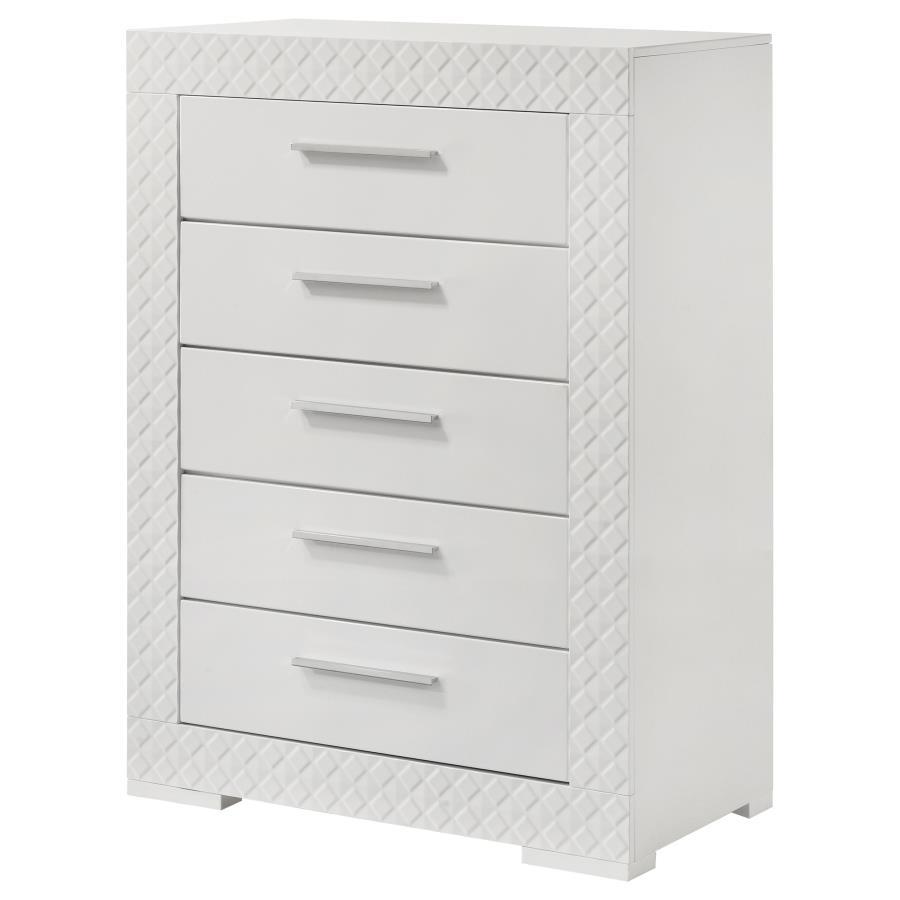 Ives - 5 - Drawer Bedroom Chest Accent Chests by Coaster Fine Furniture - Walls Furniture & Mattress