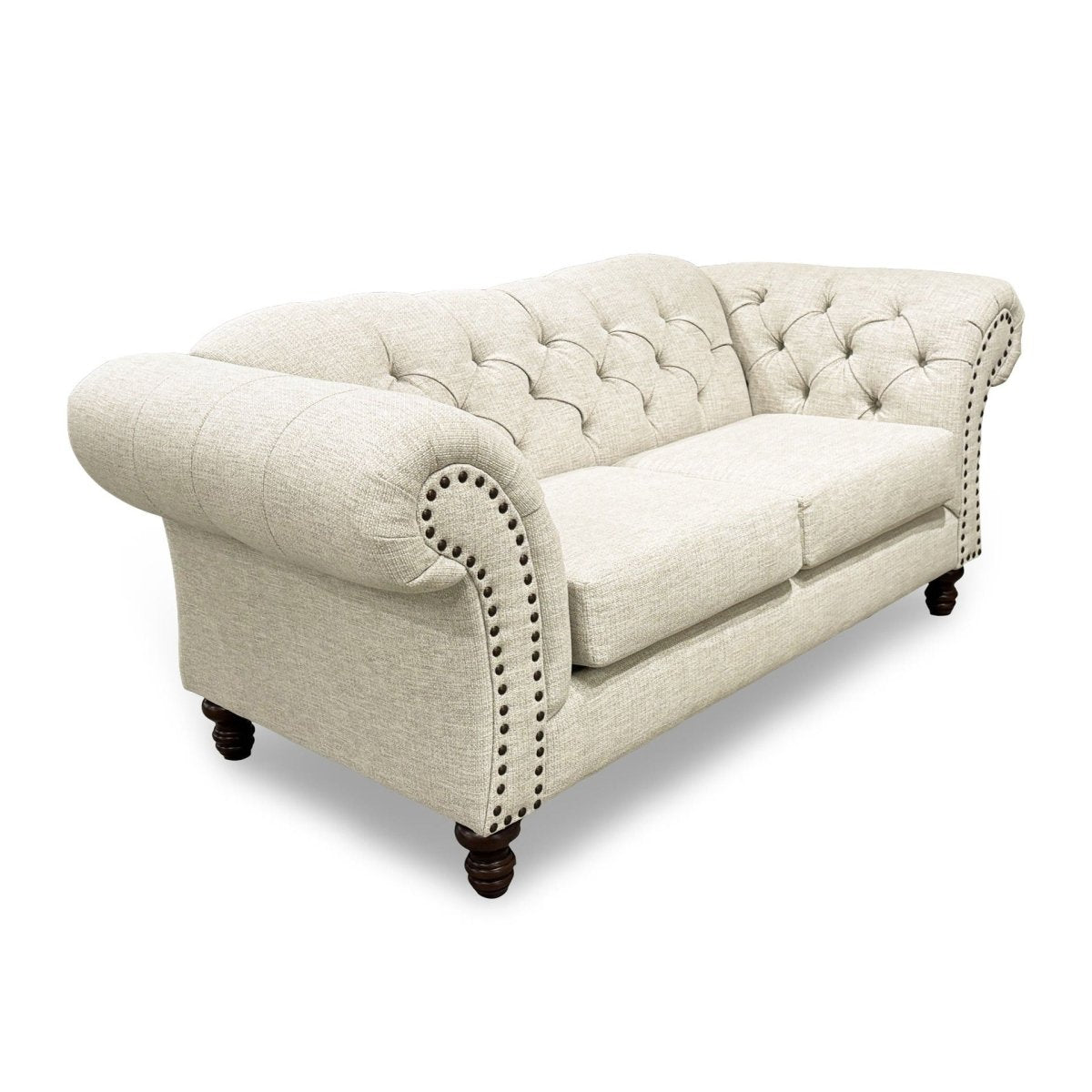 Whitmore - Loveseat - Khaki Beige Stationary Loveseats by New Classic - Walls Furniture & Mattress