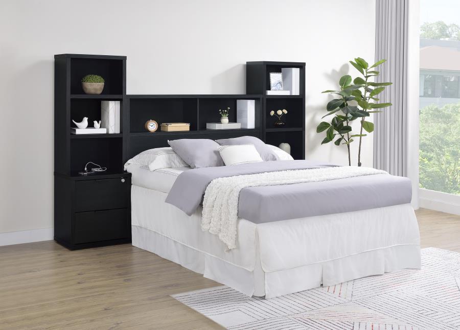 Westpark - 3 Piece Bedroom Set Bookcase Headboard 3 Piece Bedroom Sets by Coaster Fine Furniture - Walls Furniture & Mattress