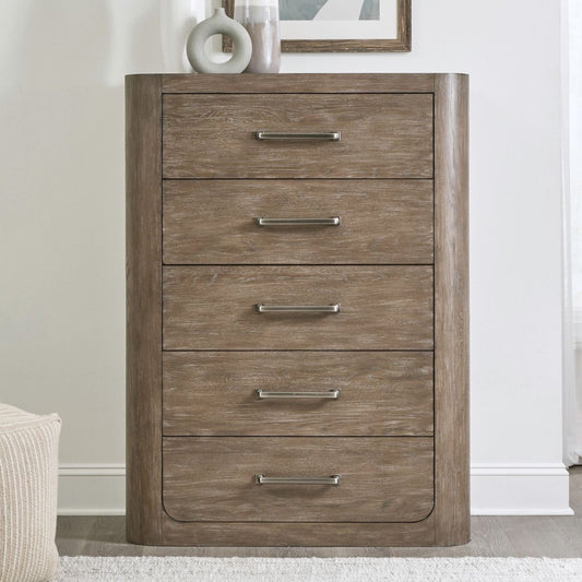 South Bend - 5 Drawer Chest - Brown Accent Chests by Liberty Furniture - Walls Furniture & Mattress
