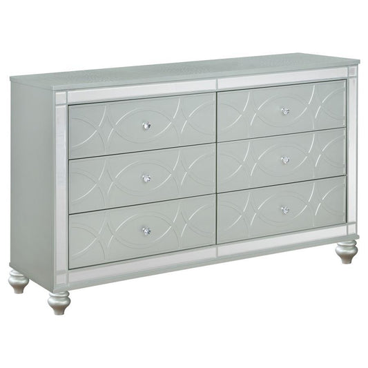 Gunnison - 6 - Drawer Dresser Dressers by CoasterEssence - Walls Furniture & Mattress