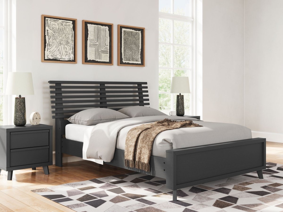 Danziar - Slat Panel Bed Panel Beds by Signature Design by Ashley® - Walls Furniture & Mattress