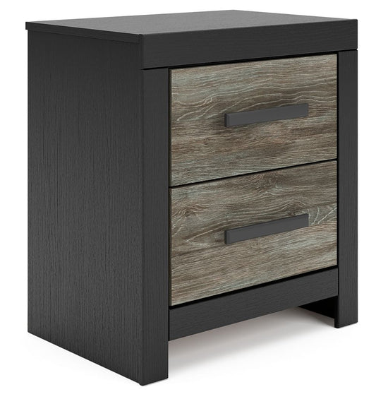 Broachmyn - Two Drawer Night Stand Accent Nightstands by Signature Design by Ashley® - Walls Furniture & Mattress