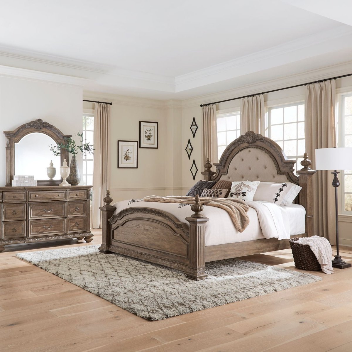Carlisle Court - Poster Bedroom Set 3 Piece Bedroom Sets by Liberty Furniture - Walls Furniture & Mattress