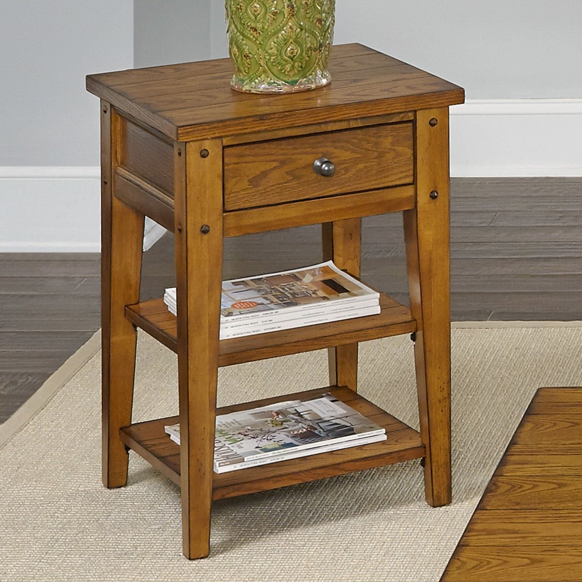 Lake House - Chair Side Table Chair Side Tables by Liberty Furniture - Walls Furniture & Mattress
