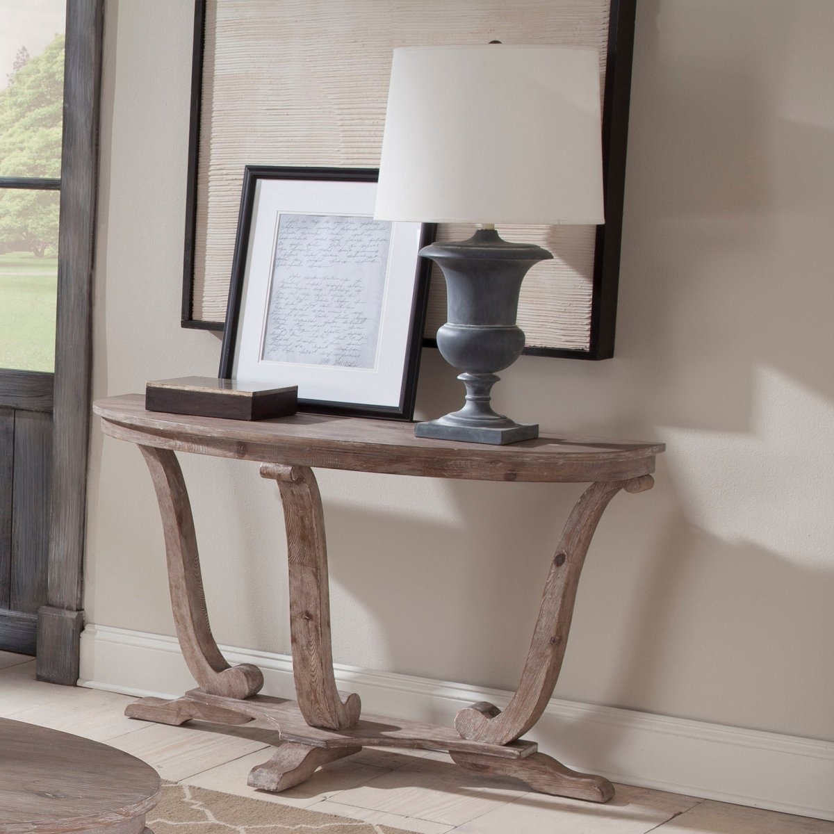 Graystone Mill - Sofa Table - Light Brown Sofa Tables by Liberty Furniture - Walls Furniture & Mattress