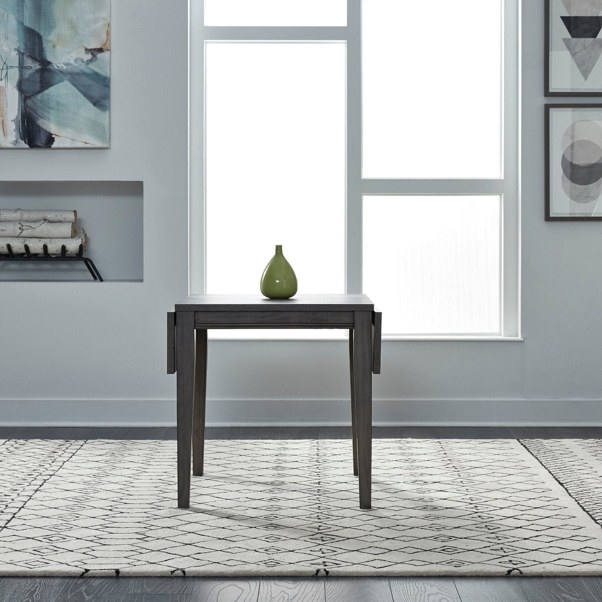 Tanners Creek - Drop Leaf Table - Dark Gray Dining Tables by Liberty Furniture - Walls Furniture & Mattress