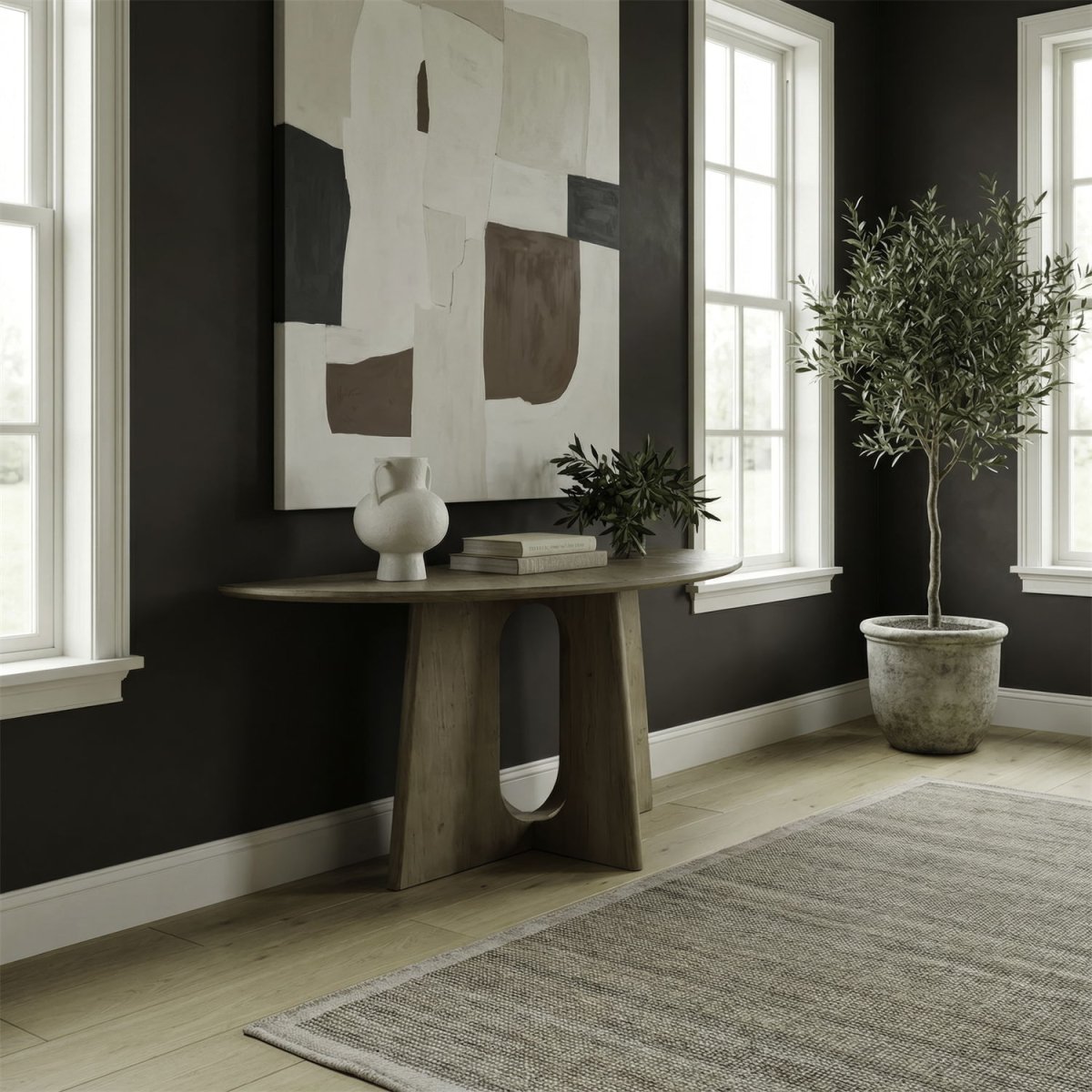 Hendrix Place - Demilune Table Cocktail Tables by Liberty Furniture - Walls Furniture & Mattress