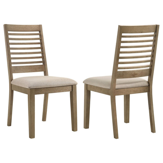 Scottsdale - Wood Dining Side Chair (Set of 2) - Washed Brown Chair Sets by Coaster Fine Furniture - Walls Furniture & Mattress