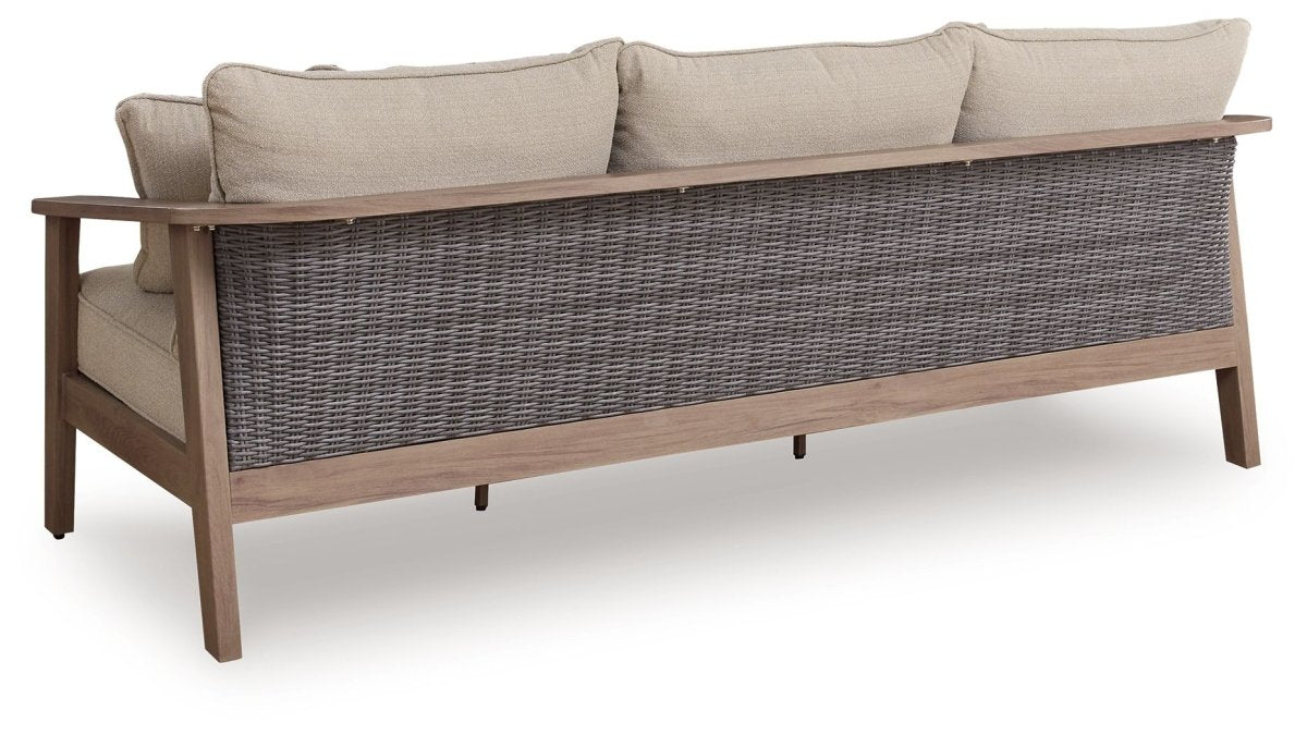 Harmony Headlands - Sofa With Cushion - Natural / Gray Sofas by Signature Design by Ashley® - Walls Furniture & Mattress