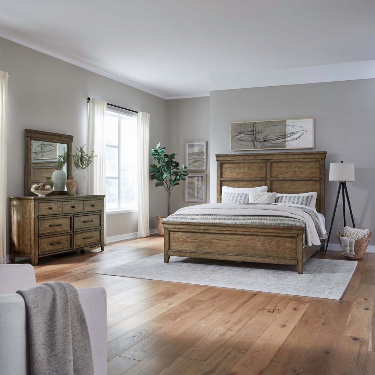 Carolina Park - Panel Bedroom Set 3 Piece Bedroom Sets by Liberty Furniture - Walls Furniture & Mattress