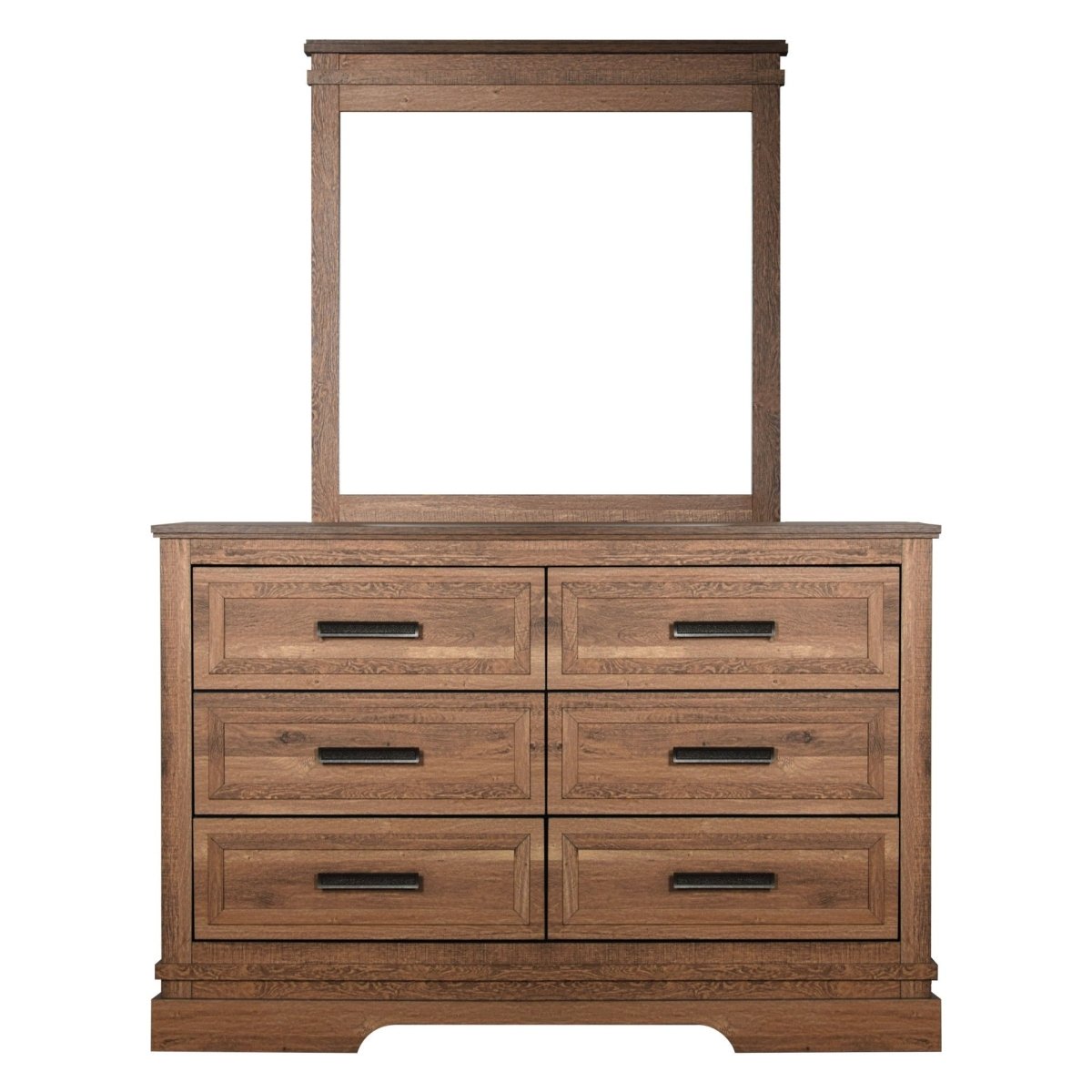 Coventry Hall - Mirror - Pecan Mirrors by New Classic - Walls Furniture & Mattress