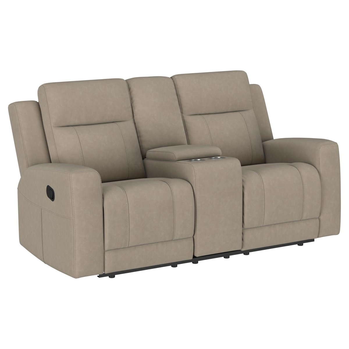 Brentwood - Upholstered Motion Reclining Loveseat Reclining Loveseats by Coaster Fine Furniture - Walls Furniture & Mattress