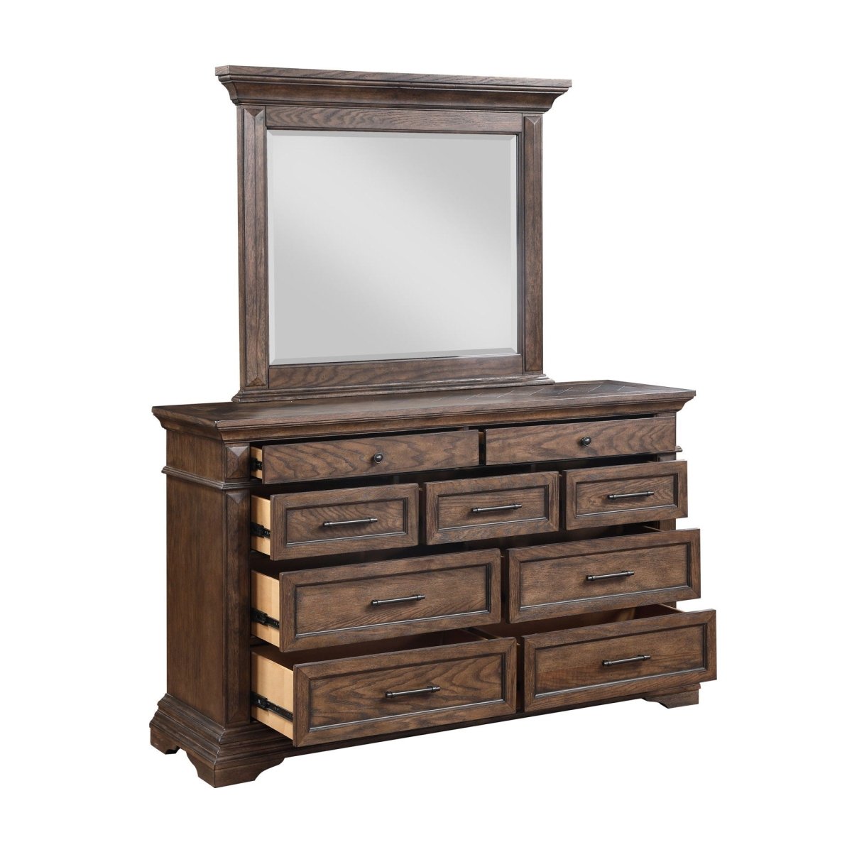 Mar Vista - Mirror - Walnut Mirrors by New Classic - Walls Furniture & Mattress