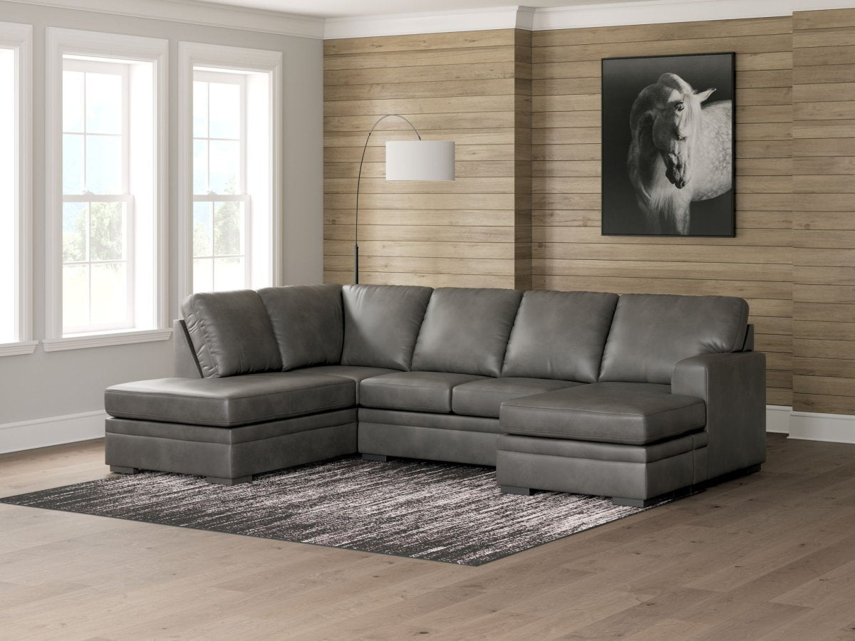 Lofton - Pike - Sectional Stationary Sectionals by Signature Design by Ashley® - Walls Furniture & Mattress