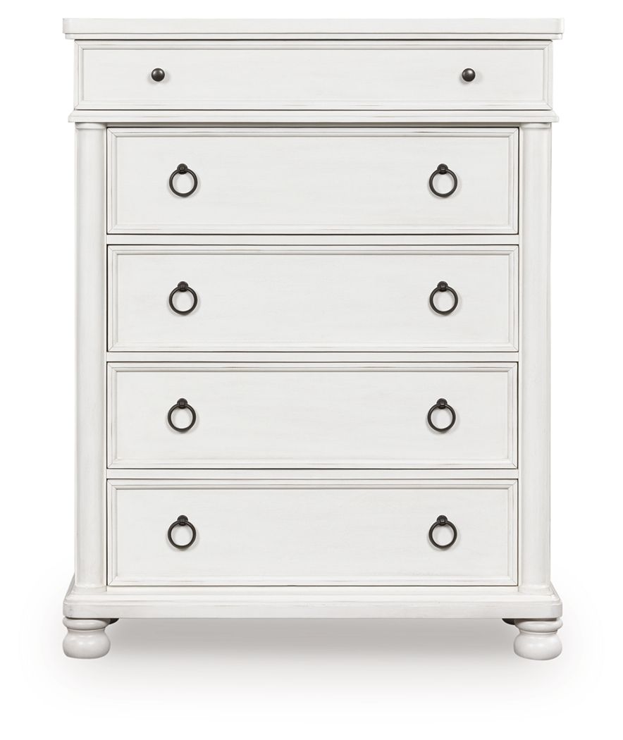 Rowlenstown - Five Drawer Chest Accent Chests by Signature Design by Ashley® - Walls Furniture & Mattress