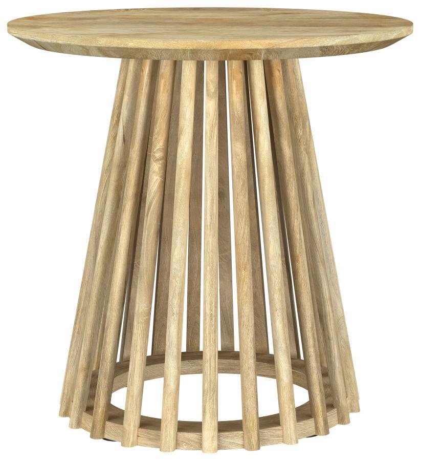 Touhy - Round Solid Wood Table End Tables by Coaster Fine Furniture - Walls Furniture & Mattress