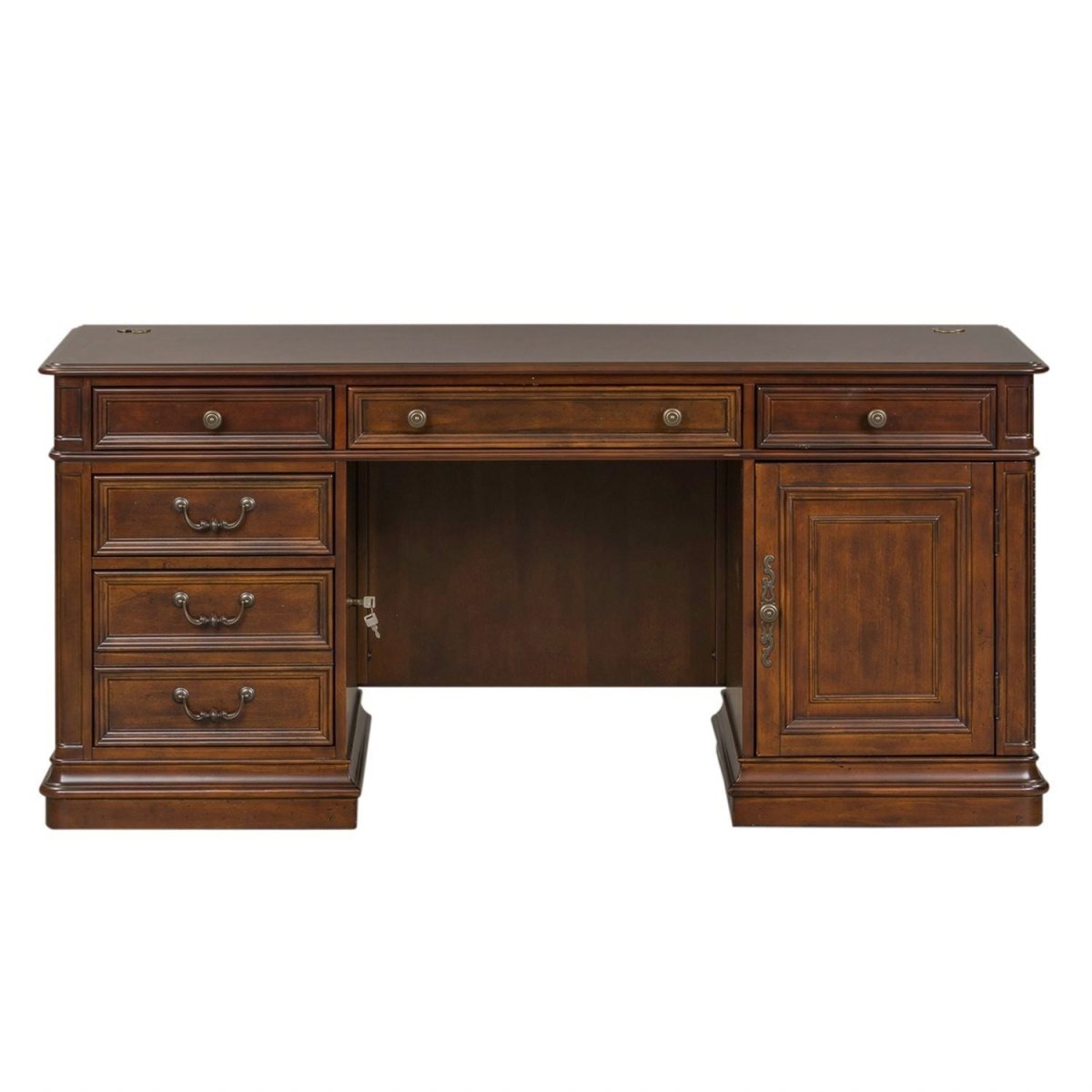 Brayton Manor - Credenza - Cognac Credenzas by Liberty Furniture - Walls Furniture & Mattress