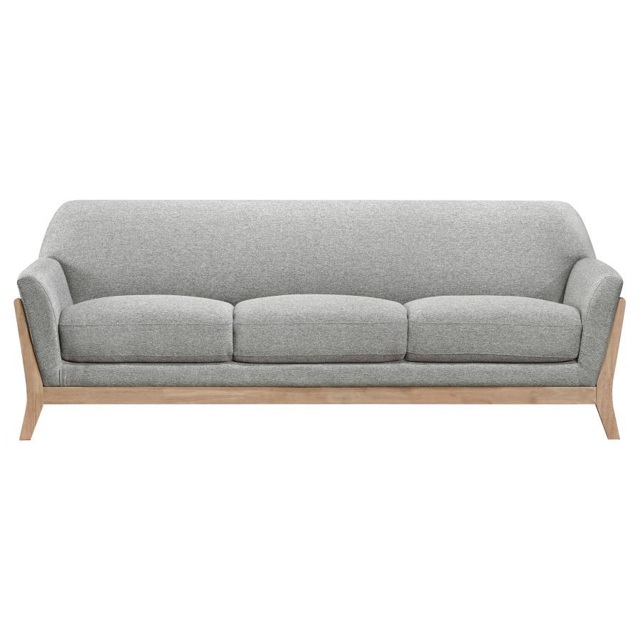 Vaughn - Fabric Upholstered Flared Arm Sofa Set Stationary Sofas & Loveseats by Coaster Fine Furniture - Walls Furniture & Mattress