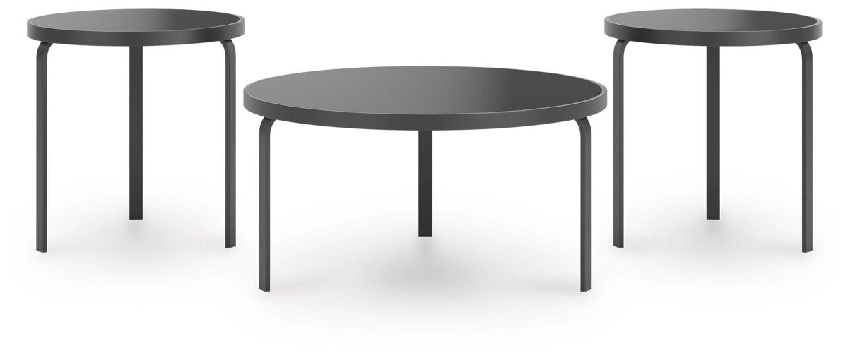 Dorylin - Black - Occasional Table Set (Set of 3) Table Sets by Signature Design by Ashley® - Walls Furniture & Mattress