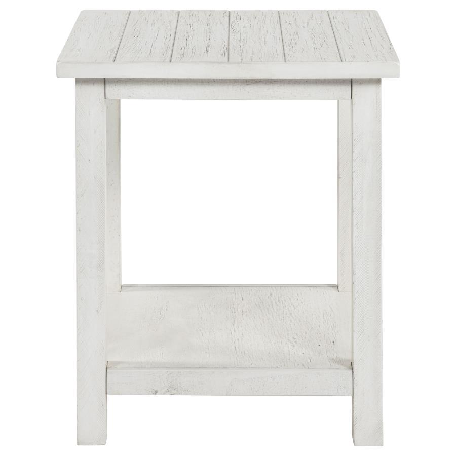 Payne - Wood End Table with Shelf End Tables by Coaster Fine Furniture - Walls Furniture & Mattress
