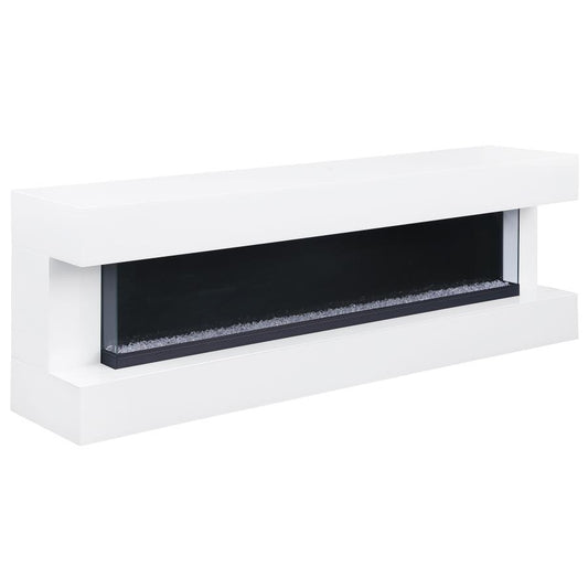 Vallerie - TV Stand With Visual Flame Box TV Stands by Coaster Fine Furniture - Walls Furniture & Mattress