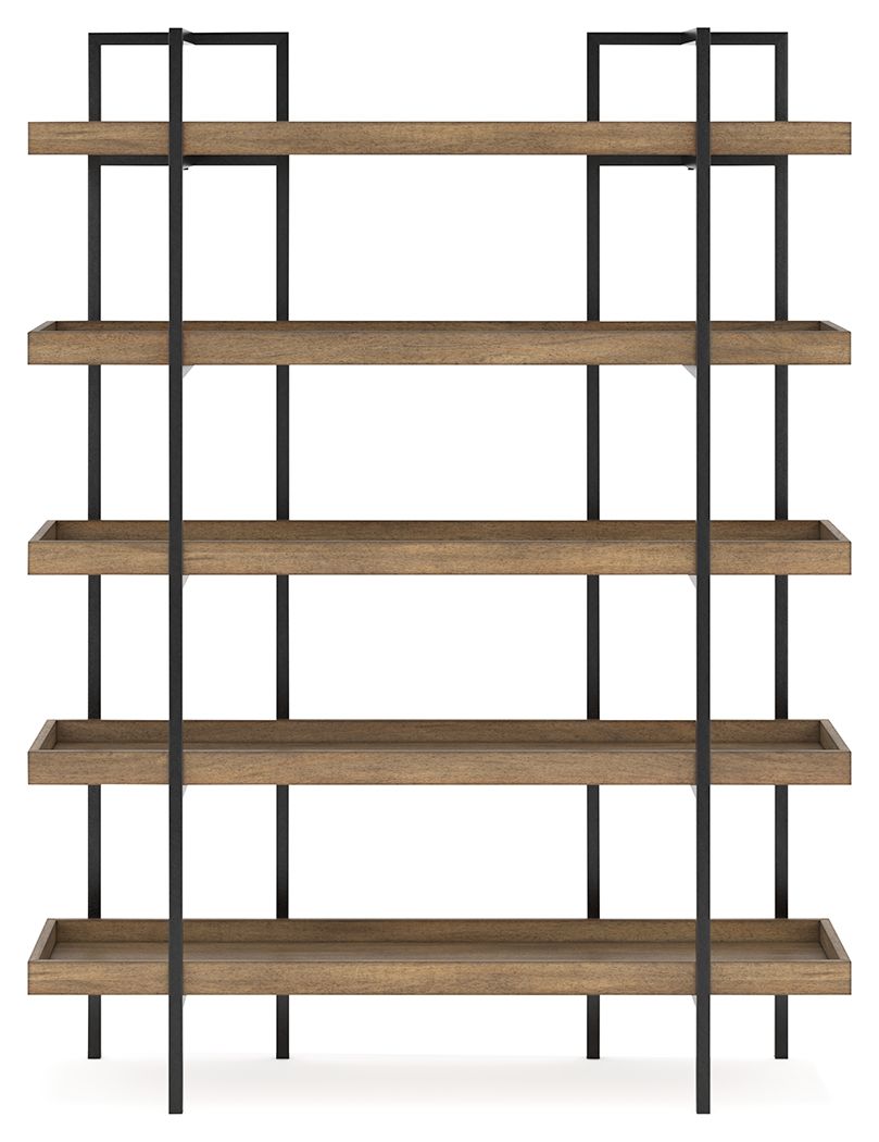 Montia - Bookcase - Light Brown Etageres by Signature Design by Ashley® - Walls Furniture & Mattress