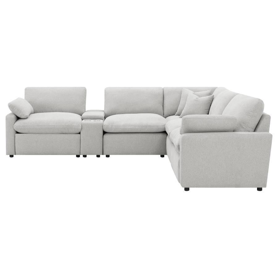 Collins - 6 - Piece Modular Power Reclining Sectional Reclining Sectionals by Coaster Fine Furniture - Walls Furniture & Mattress