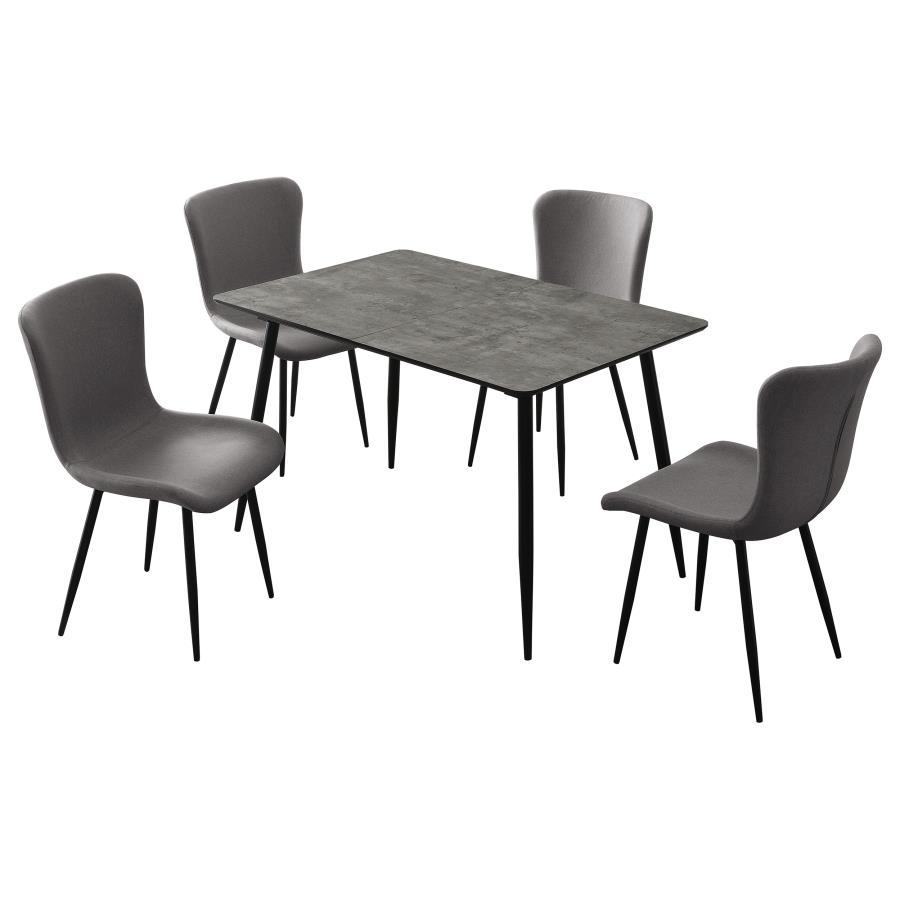 Horizon - Dining Set With Extension Table 5 Piece Dining Room Sets by Coaster Fine Furniture - Walls Furniture & Mattress