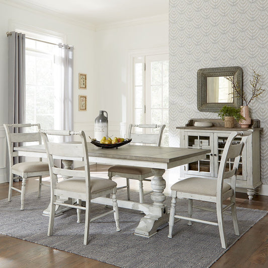 Whitney - Trestle Table Set 5 Piece Dining Room Sets by Liberty Furniture - Walls Furniture & Mattress
