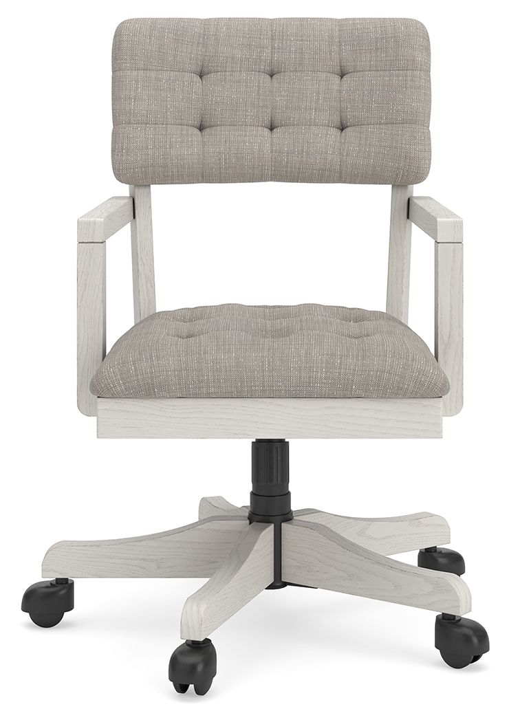 Robbinsdale - Home Office Desk Chair - Antique White Desk Chairs by Signature Design by Ashley® - Walls Furniture & Mattress