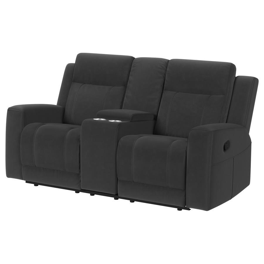 Brentwood - Upholstered Motion Reclining Loveseat Reclining Loveseats by Coaster Fine Furniture - Walls Furniture & Mattress