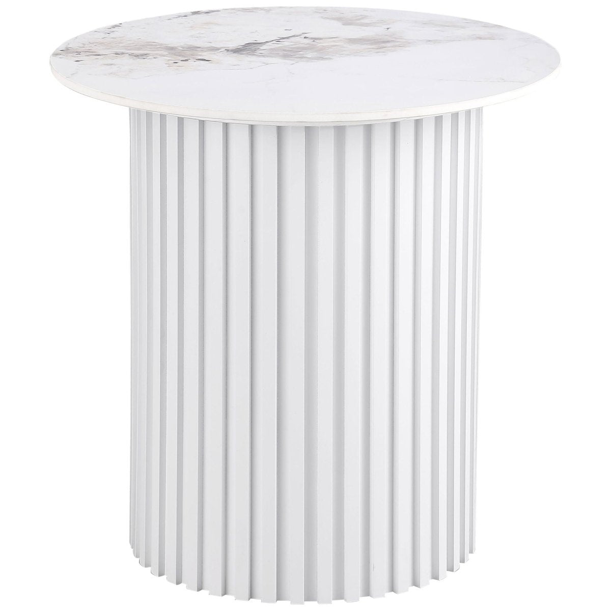 Rowena - Round Sintered Stone Table End Tables by Coaster Fine Furniture - Walls Furniture & Mattress
