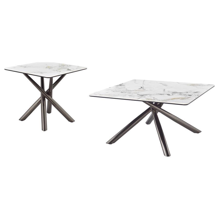 Carvell - Coffee Table Set Table Sets by Coaster Fine Furniture - Walls Furniture & Mattress