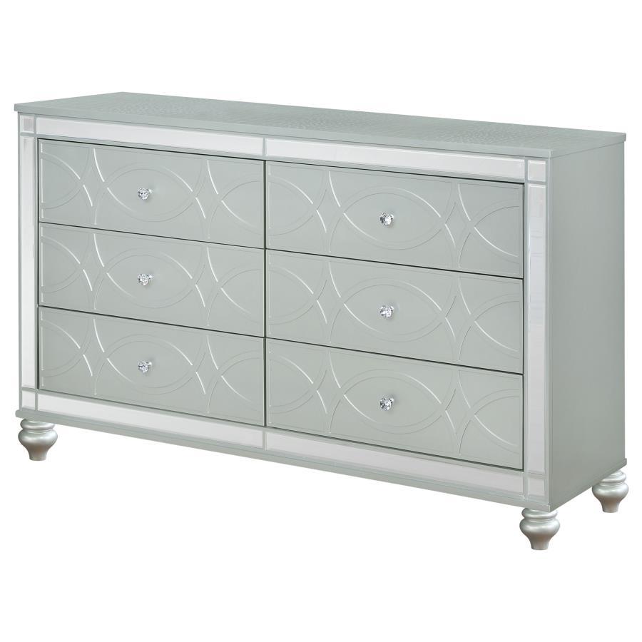 Gunnison - 6 - Drawer Dresser Dressers by CoasterEssence - Walls Furniture & Mattress