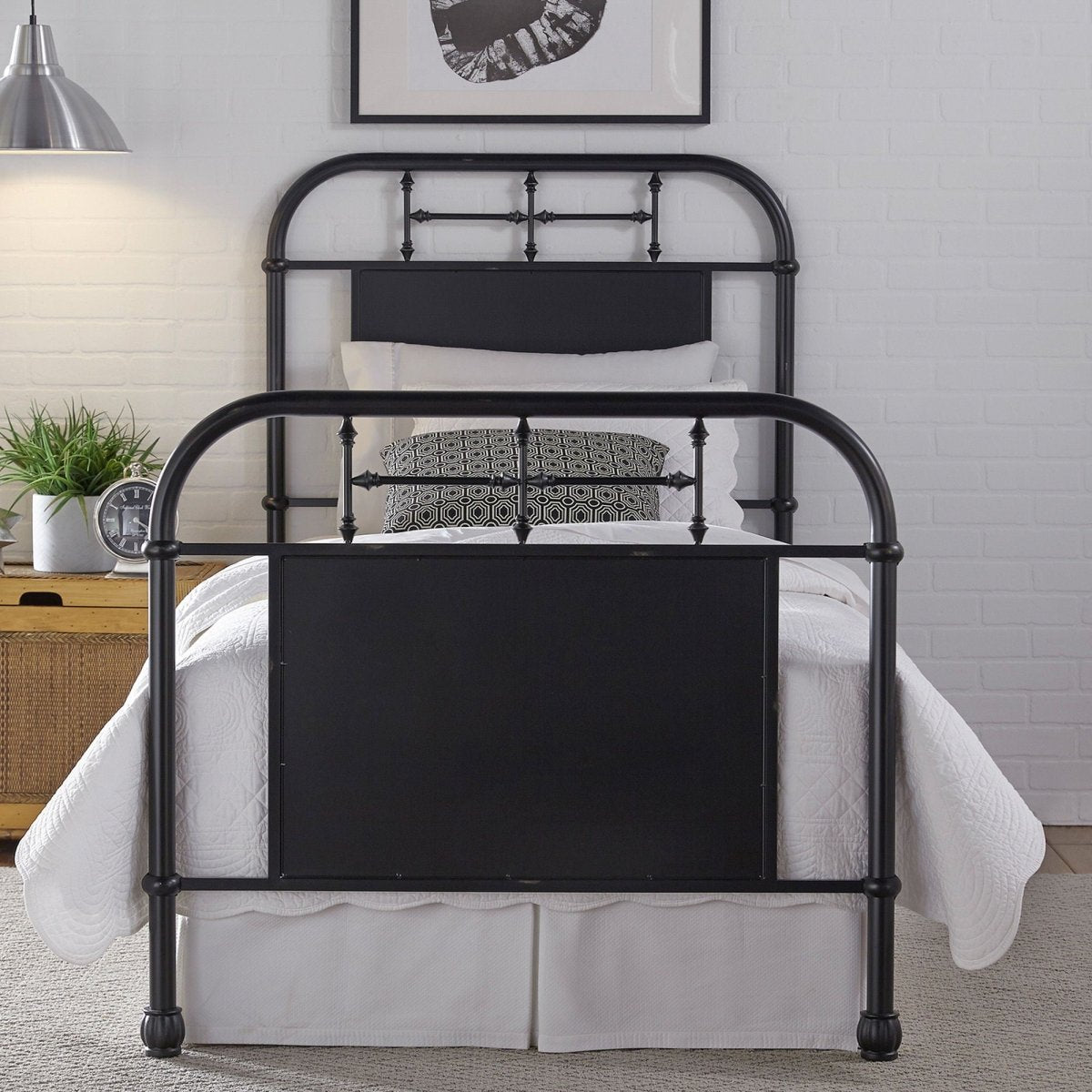 Vintage Series - Metal Bed Panel Beds by Liberty Furniture - Walls Furniture & Mattress