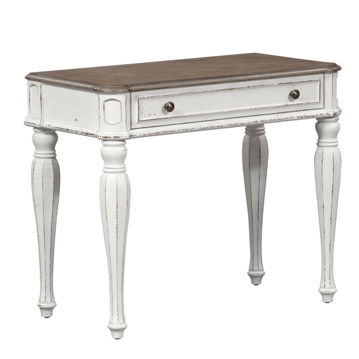 Magnolia Manor - Accent Vanity Desk/Nightstand - White Vanity Desks by Liberty Furniture - Walls Furniture & Mattress