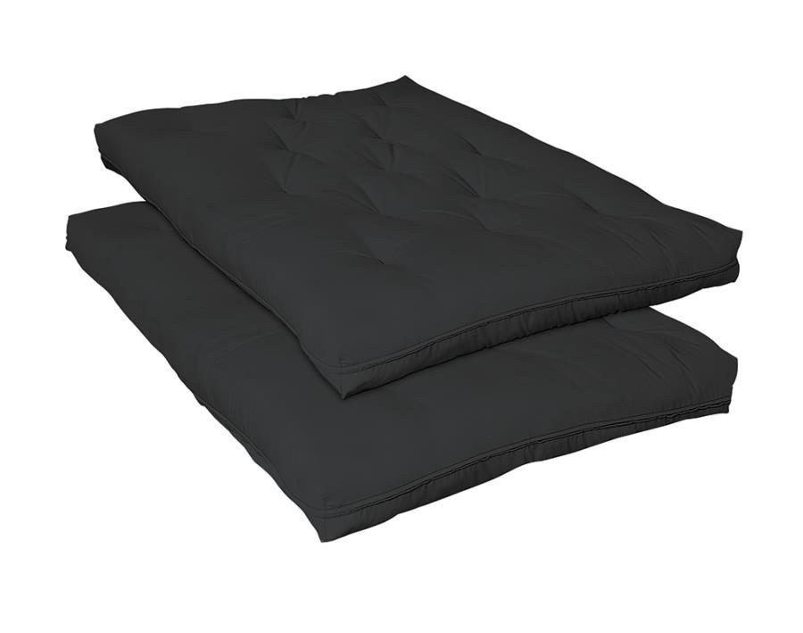 7" Deluxe Futon Pad - Black Futon Pads by CoasterEveryday - Walls Furniture & Mattress