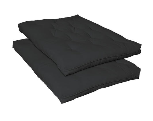 7" Deluxe Futon Pad - Black Futon Pads by CoasterEveryday - Walls Furniture & Mattress