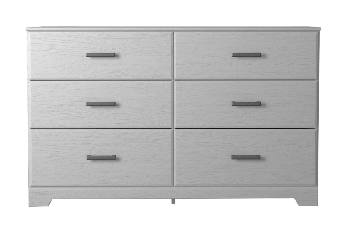 Stelsie - Six Drawer Dresser - White Dressers by Signature Design by Ashley® - Walls Furniture & Mattress