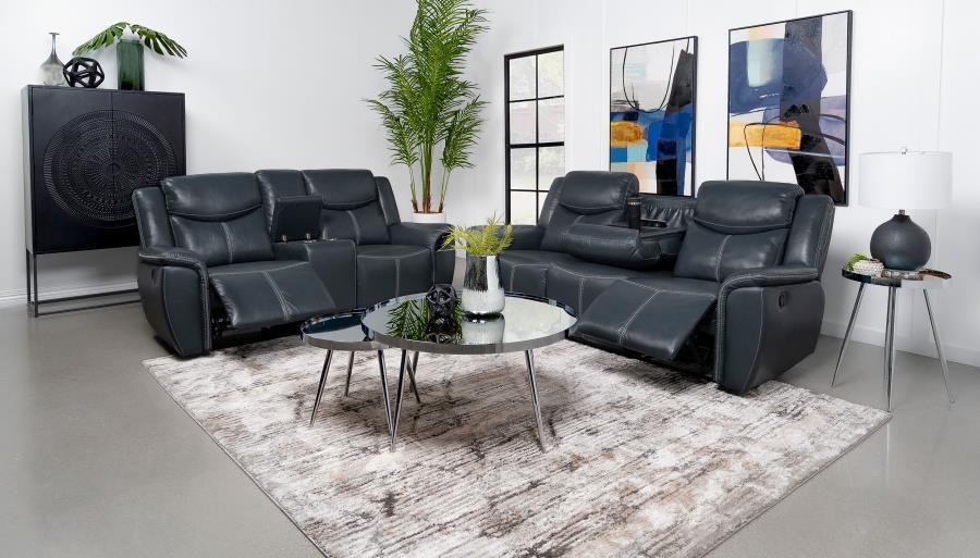 Sloane - Upholstered Reclining Sofa Set Reclining Sofas & Loveseats by Coaster Fine Furniture - Walls Furniture & Mattress