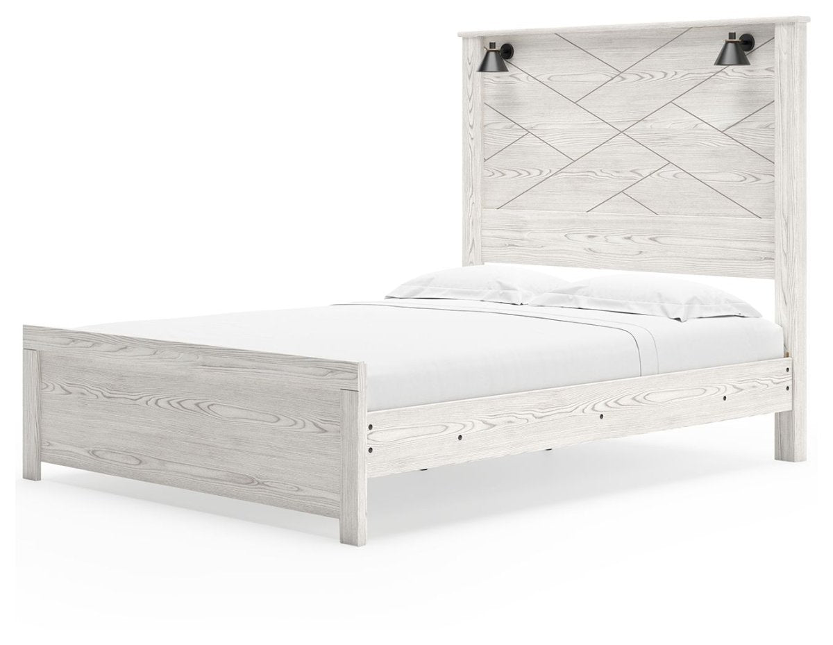 Gerridan - Panel Bed With Sconces Panel Beds by Signature Design by Ashley® - Walls Furniture & Mattress