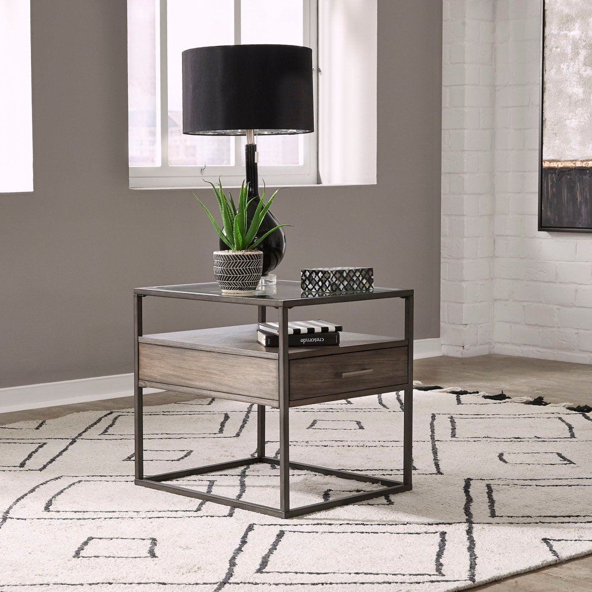 Jamestown - End Table - Tobacco End Tables by Liberty Furniture - Walls Furniture & Mattress